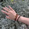 (Granja de Curación) Abejas Trabajadoras Recolectando Miel. "Pulseras Trenzadas Versátiles para Usar Todos los Días" Nueva Serie