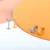Pendientes de Garra de Gato Tridimensionales de Moda Transfronterizos, Uñas de Labios, Uñas de Hélice Auricular, Joyería Corporal Piercing Estilo Dulce y Fresco Sexy al por Mayor