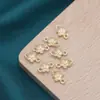 Yiwu Liga Eletroforese Alta Retenção de Cor Flor DIY Adorno de Cabeça de Noiva Ponto Galvanizado Flor Verde Pingente Poroso Acessórios