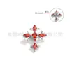 Brincos de Titânio F136 Liga G23 Cruz Espinhada Coração Studs para Orelha Lábio Sobrancelha Joias para Body Piercing