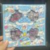 Pegatinas SANLIO 100 No Repetitivas Kulomi Yugui Perro Pegatinas para Cuenta de Mano Caja de Regalo PET Impermeable Cuenta de Mano Juguete