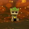 Groot pega Homem Árvore Flor segurando Homem Árvore Ninho de Pássaro chaveiro versão Q fofo enfeites de bolsa de mão