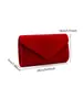 Bolso de Mano Popular de Terciopelo Transfronterizo para Mujer, Bolso de Fiesta Versátil de Moda, Bolso tipo Sobre, Bolso de Mano para Vestido de Boda