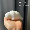 Paquete de materiales de producción de胚ón blanco pellizcado para bricolaje, molde de yeso plano blando hecho a mano, paquete de materiales de producción de silicona, adornos