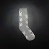 Calcetines de Algodón Puro Hoja de Arce para Hombres y Mujeres Pareja Personalizados Versátiles Moda Calle Hip-hop Modernos Deportivos Calcetines de Caña Media Altos