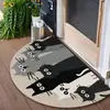 Temu Dropshipping Alfombra de Piso de Terciopelo de Cristal para Gatos Felpudo para Puerta de Entrada Alfombra de Piso para Pasillo Envío Directo de Fábrica