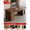 Mesa de computador de mesa, escrivaninha para quarto, escrivaninha para home office, design simples e moderno, escrivaninha fácil de montar com gavetas