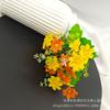 Atacado de fábrica flor de simulação Margarida 28 cabeças orquídea saltitante buquê de simulação flor falsa flor artificial decoração de casa