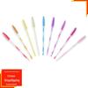 Cor dos cílios dos olhos Rod escova de cílios descartável cor do rolo de cílios Rod nylon pente para cílios etiqueta direta da fábrica