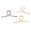 Presilha de Cabelo de Metal com Fita de Strass Pérola Presilha de Cabelo Vermelha da Internet Coreana Presilha de Cabelo Presilha de Tubarão para Parte de Trás da Cabeça Presilha Elegante