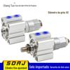 SDAJ63X5-5 X10-10 X15-15 Tipo Airtac Cilindro Fino Ajustável-s-B X25X30X40
