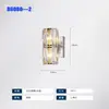 Lámpara de Pared de Cristal de Acero Inoxidable Lámpara de Mesita de Noche para Dormitorio Color Cromo Plateado Atenuación de Tres Colores Incluye Fuente de Luz GLED - Estilo V Bauhaus Hierro