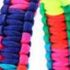 Llavero de Cuerda de Paraguas Trenzada Hecho a Mano para Exteriores de Venta Caliente Hebilla Triangular de Plástico para Montañismo Gancho para Llaves de Cuerda de Paraguas Trenzada