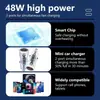 Carregador de carro para celular cabeça de carregamento super rápido acendedor de cigarro um para dois carregamento rápido flash charging suporte PPS.VOOC