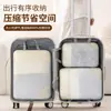 Set de Bolsas de Almacenamiento Compressibles para Viaje de Tres Piezas Set de Almacenamiento para Maleta Ropa para Viaje de Negocios Clasificación y Organización de Ropa Interior Bolsa de Almacenamiento