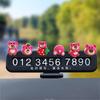 Decoración de coche con forma de oso de fresa, coche eléctrico, decoración pequeña personalizada, decoración de coche, decoración de consola central de coche