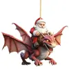 Papá Noel Transfronterizo Dinosaurio Coche Decoraciones para el Hogar Decoraciones para el Árbol de Navidad Decoraciones para el Hogar Navideño