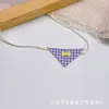 Bufanda Triangular de Tela a Cuadros, Babero para Muñeca, Accesorios para Vestir Muñecas, Ropa Rayada para Muñecas, Accesorios y Materiales Hechos a Mano