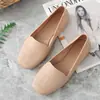 Nuevas sandalias de corte bajo punta cuadrada para mujer cómodas planas casuales impermeables antideslizantes Tods zapatos de exterior para playa