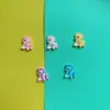 Dibujos Animados Pony Pony Resina Pequeños Accesorios DIY Gel de Crema Hecho a Mano Casero Accesorios para el Cabello Tarjetas para el Cabello Material para Carcasas de Teléfono Móvil