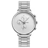 Procesamiento y Personalización del Fabricante Popular de Comercio Exterior Moda Europea y Americana Reloj para Hombre de Tres Agujas Reloj para Hombre Correa de Acero Reloj para Hombre de Cuarzo