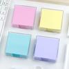 Varios Colores Transparente Diseño de Moda Caja de Almacenamiento para Notas Adhesivas Compañero Ideal para Papelería de Oficina Notas Adhesivas de Escritorio
