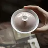 Conjunto de Chá Gaiwan Flor de Pessegueiro Pintado à Mão por Mingzhishan, Peça Artística com Cor Sob Esmalte em Vermelho Fumê, Adequado para Uso Doméstico