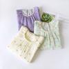 Falda de Manga Larga para las Cuatro Estaciones Talla Grande Mujeres Embarazadas Pueden Usar Camisón Gasa de Algodón Puro Doble Capa Gasa de Algodón para Bebé Gasa de Verano Doble Capa Nuevo Estilo