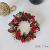 Regalo de Navidad Guirnalda pequeña Portavelas decoración de escritorio Accesorios para cena a la luz de las velas Nochebuena Decoraciones
