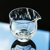 Fabricante Tingxue Taza de Té de Cristal para Ceremonia Juego de Té de Alto Valor Divisor de Té Accesorios para Juego de Té Taza para Ceremonia Resistente a Altas Temperaturas