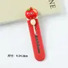 Cuchillo de utilidad serie manzana de dibujos animados lindo, tamaño pequeño portátil, cuchillo para abrir cajas, cuchillo para cortar papel de manualidades para estudiantes