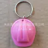 En stock transfronterizo llavero de casco 3D llavero con colgante de casco de seguridad llavero de casco de seguridad de plástico