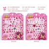 Auténtico oso de fresa autorizado, princesa Blancanieves de hielo con pegatinas adhesivas para uñas infantiles con pegatinas de diamantes para uñas