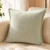 Funda de Cojín Decorativo Francés de Gama Alta Estilo Retro Cojín Decorativo Francés Cojín para Respaldo de Sofá de Sala de Estar Cojín Lumbar Cama Incluida Funda