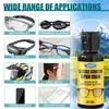La pasta reparadora de rayones para gafas KineShineX puede reparar eficazmente los rayones en las lentes y pantallas de las gafas, haciendo la reparación conveniente