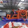 Modelos de Explosión de Red Externa Tema Calabaza de Halloween Castillo Inflable PVC Equipo de Juego para Niños Juguete de Trampolín Inflable