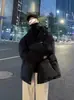 Cortavientos Estilo Americano Transfronterizo Hombres Mujeres 2026 Otoño Invierno Engrosado Pareja Invierno Viento Superior Algodón Relleno Chaqueta de Algodón