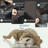 Nido para Mascotas de Coche Lavable y Extraíble Cama de Viaje para Asiento de Coche con Bolsillo Cinturón de Seguridad para Perros Suministro Transfronterizo Universal