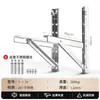 Suporte de unidade externa de ar condicionado espessado 1,5HP 2HP 3HP Suporte de suporte de unidade externa universal de aço inoxidável 304 Suporte de suspensão Suporte triangular