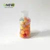 Botella de Piña 50ml Envase de Grado Alimenticio Frasco Plástico Transparente PET Frijoles de Chocolate Caramelo Arcoíris Frijoles Verdes Sellado