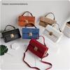 Bolsa feminina nova bolsa com textura moda bolsa carteiro estilo Chanel versátil portátil pu sob o braço retrô moda bolsa feminina