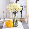 Flores Falsas Populares Transfronterizas al por Mayor Originales, Flores Artificiales, Flores de Narciso, Flores de Seda, Ramos de Plástico, Decoraciones de Mesa para Sala de Estar