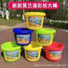 Cubo de playa para niños al por mayor, cubo de arena, cubo pequeño, cubo grande pintado, cubo para jugar con agua al aire libre, herramienta para arena, cubo de pescado