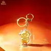 Oro Inmediatamente Tiene Dinero Cadena para Teléfono Móvil Colgante Lámina de Oro Imitación Llavero de Dibujos Animados Pony Tarjeta Pequeño Regalo Saludos de Año Nuevo