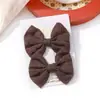 Set de pasadores de pelo de lazo para niños transfronterizos, pinza de cocodrilo hecha a mano bordada de cobertura total, accesorio para el cabello de Amazon 3556