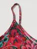 Vestido de Suspensório Feminino Sexy, Elegante e Fashion com Estampa Paisley, Popular no Verão de 2025, para Férias Transfronteiriças
