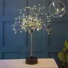 Luces de Fuegos Artificiales, Luces Decorativas para Interiores y Exteriores, Luces de Cable de Cobre a Pilas, Lámparas de Mesa de Diente de León Estrellado, Luces Nocturnas, Venta al por Mayor por Fabricante