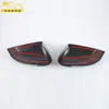 Adecuado para BMW Serie 2 25 Cubierta de Espejo Retrovisor Panel de Plástico Círculo Brillante Pegatina Decorativa Accesorios Interiores Suministros Automotrices