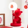 Abajur de Mesa de Casamento Quarto de Casamento Abajur de Cabeceira Noiva Acompanhante de Casamento Um Par de Presentes de Casamento Presentes de Casamento Lâmpada Changming