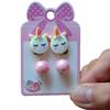 Aretes al por mayor para niños clip para la oreja Sin perforación Princesa anti-dolor aretes lindos niñas niños estudiante joyería moda moda